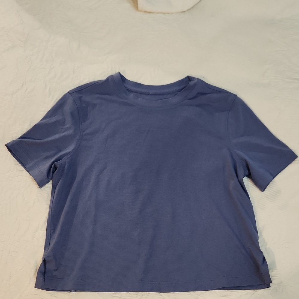Lululemon Blue Crop Top
